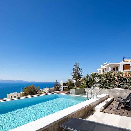 Omnia Luxury Villas - "Heated" Pools & Breathtaking Seaviews! Hriszí Aktí Haniá Kültér fotó