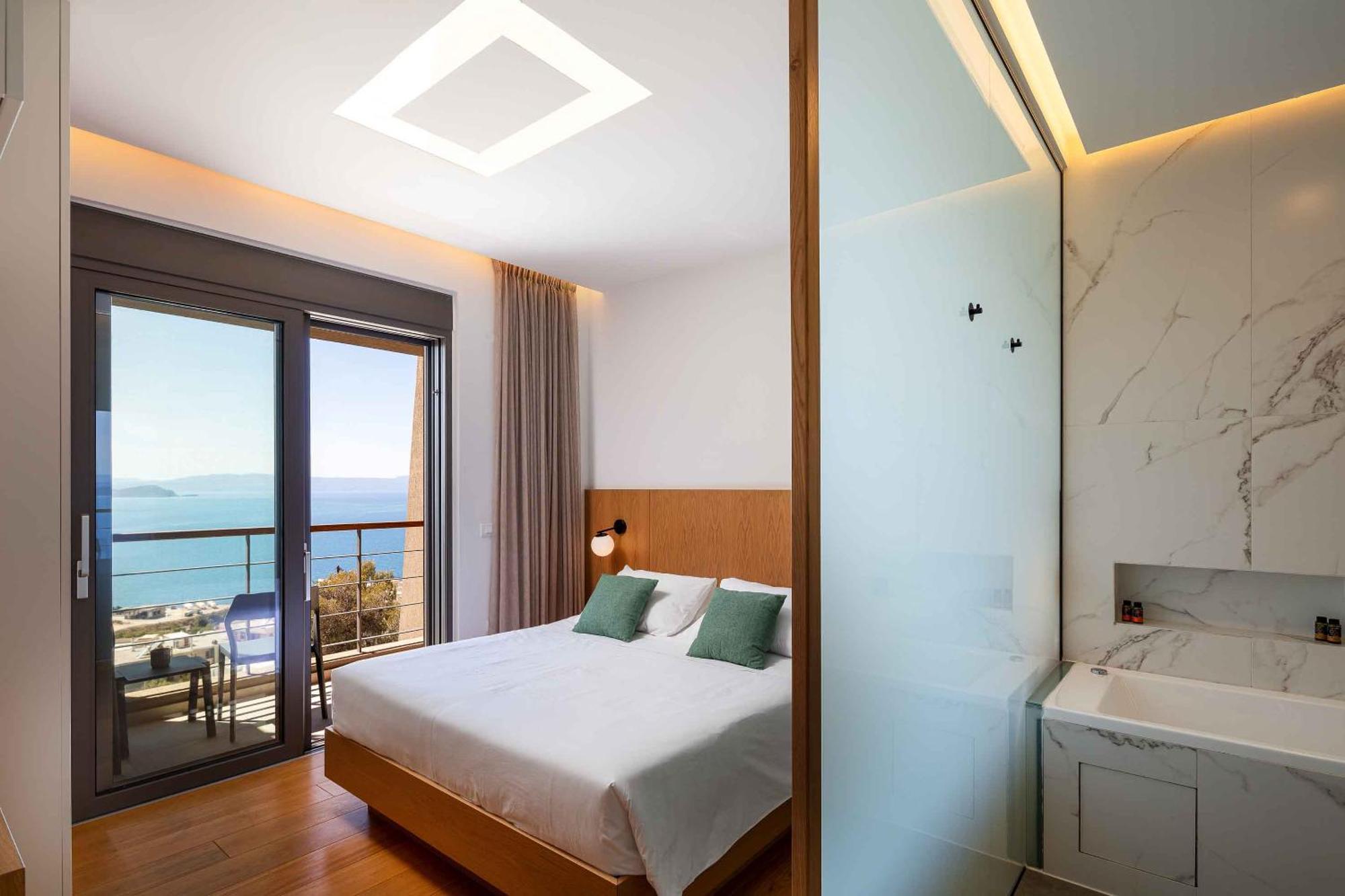 Omnia Luxury Villas - "Heated" Pools & Breathtaking Seaviews! Hriszí Aktí Haniá Kültér fotó