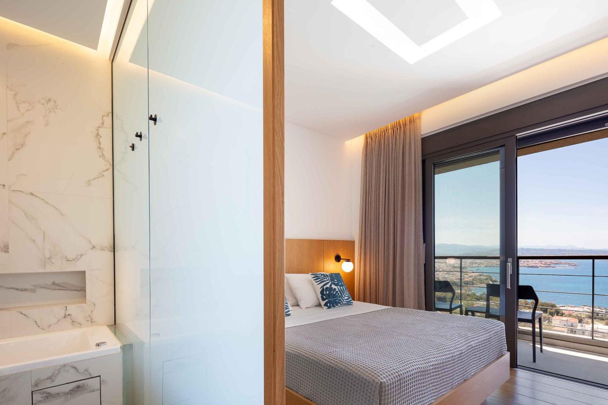 Omnia Luxury Villas - "Heated" Pools & Breathtaking Seaviews! Hriszí Aktí Haniá Kültér fotó
