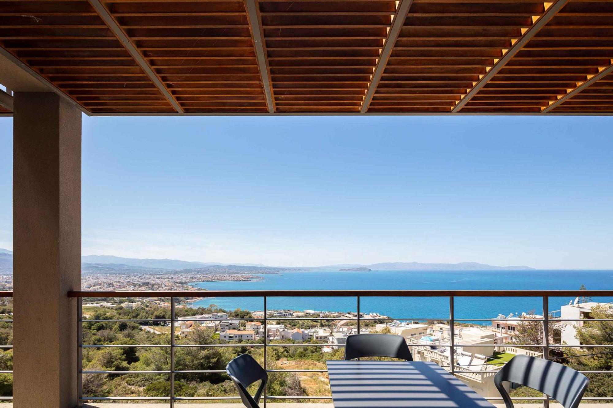 Omnia Luxury Villas - "Heated" Pools & Breathtaking Seaviews! Hriszí Aktí Haniá Kültér fotó