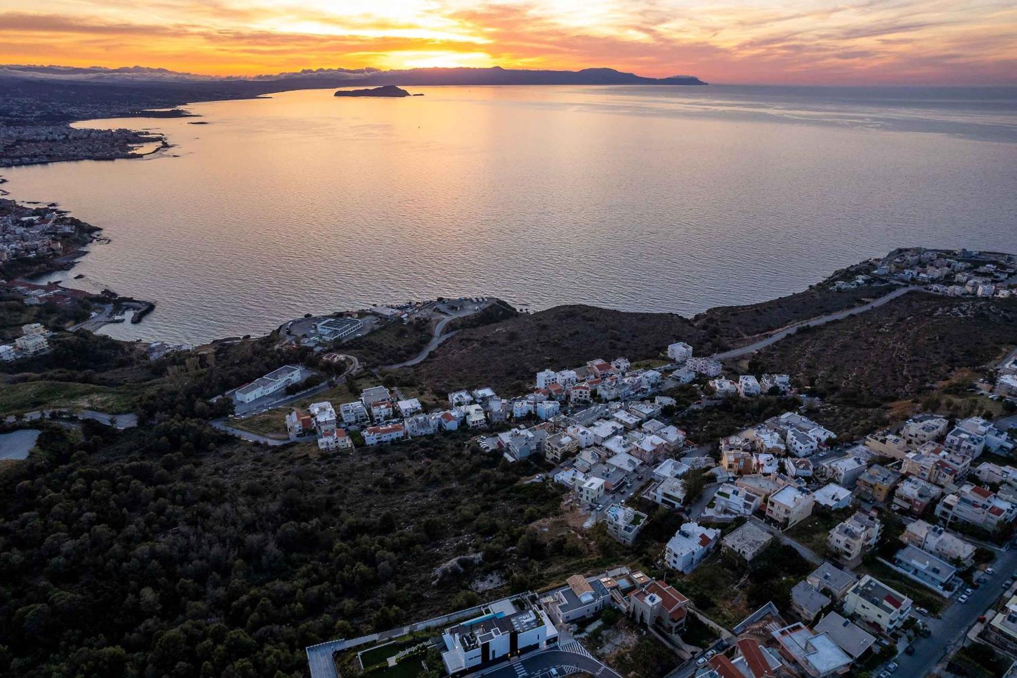 Omnia Luxury Villas - "Heated" Pools & Breathtaking Seaviews! Hriszí Aktí Haniá Kültér fotó