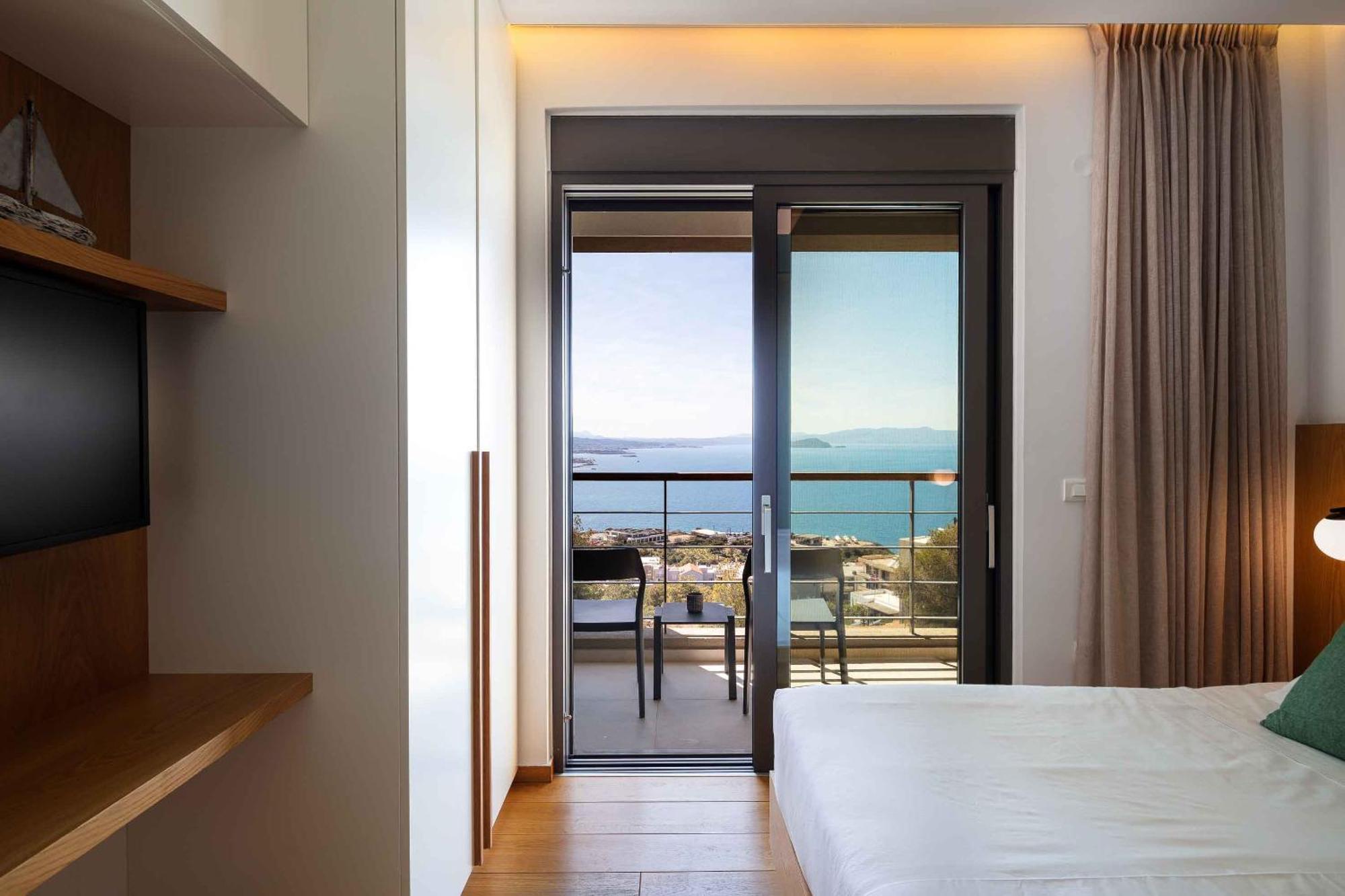 Omnia Luxury Villas - "Heated" Pools & Breathtaking Seaviews! Hriszí Aktí Haniá Szoba fotó