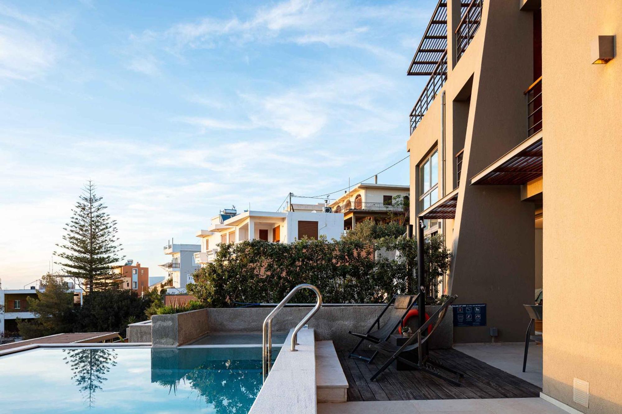 Omnia Luxury Villas - "Heated" Pools & Breathtaking Seaviews! Hriszí Aktí Haniá Szoba fotó